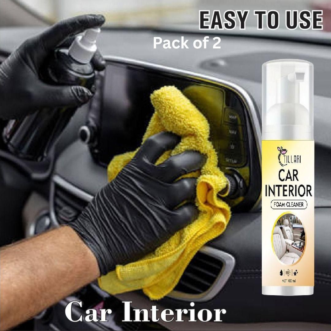Car Interior Foam Cleaner (Pack of 2)